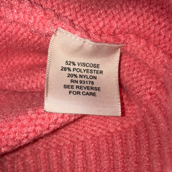 NWT Philosophy knit pink melon button front cardigan - Picture 7 of 7